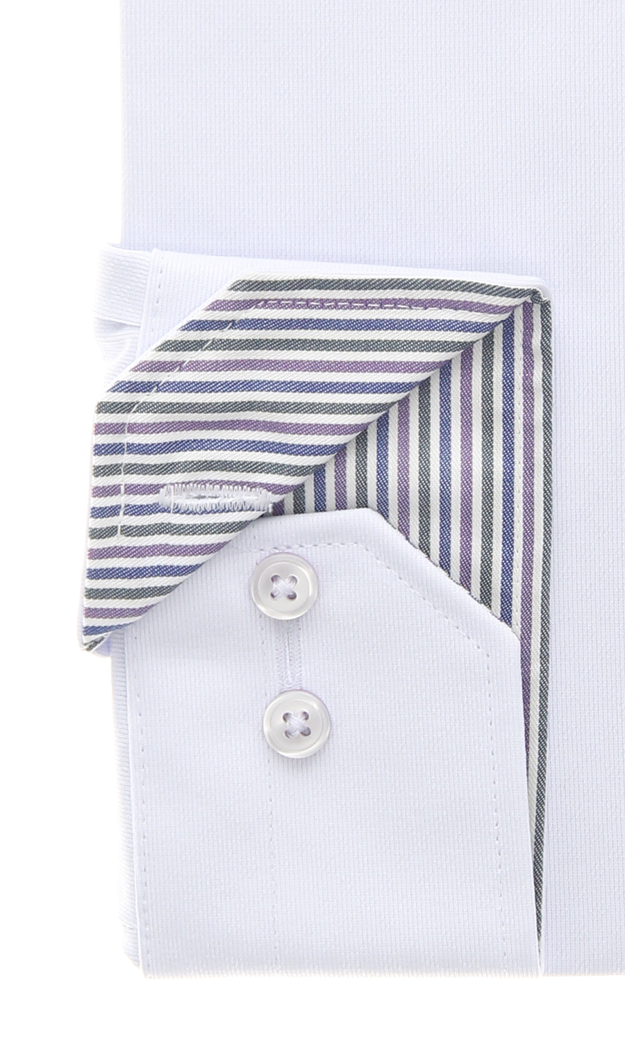 ワイドカラーワイシャツ【NON IRONTECH】【＃すごシャツ】 パープル 首周り:37cm,裄丈:78cm