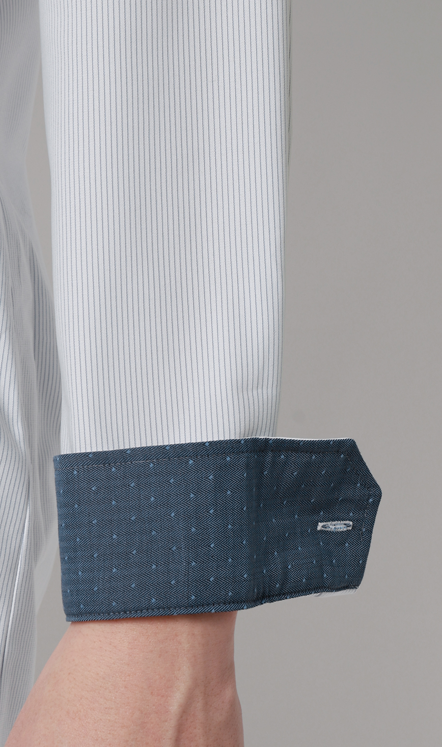 ボタンダウンワイシャツ【NON IRONTECH】【＃すごシャツ】 ブルー 首周り:37cm,裄丈:78cm