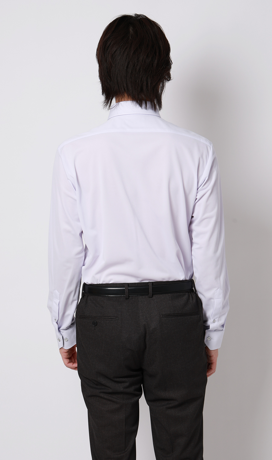 ボタンダウンワイシャツ【NON IRONTECH】【＃すごシャツ】 パープル 首周り:37cm,裄丈:78cm