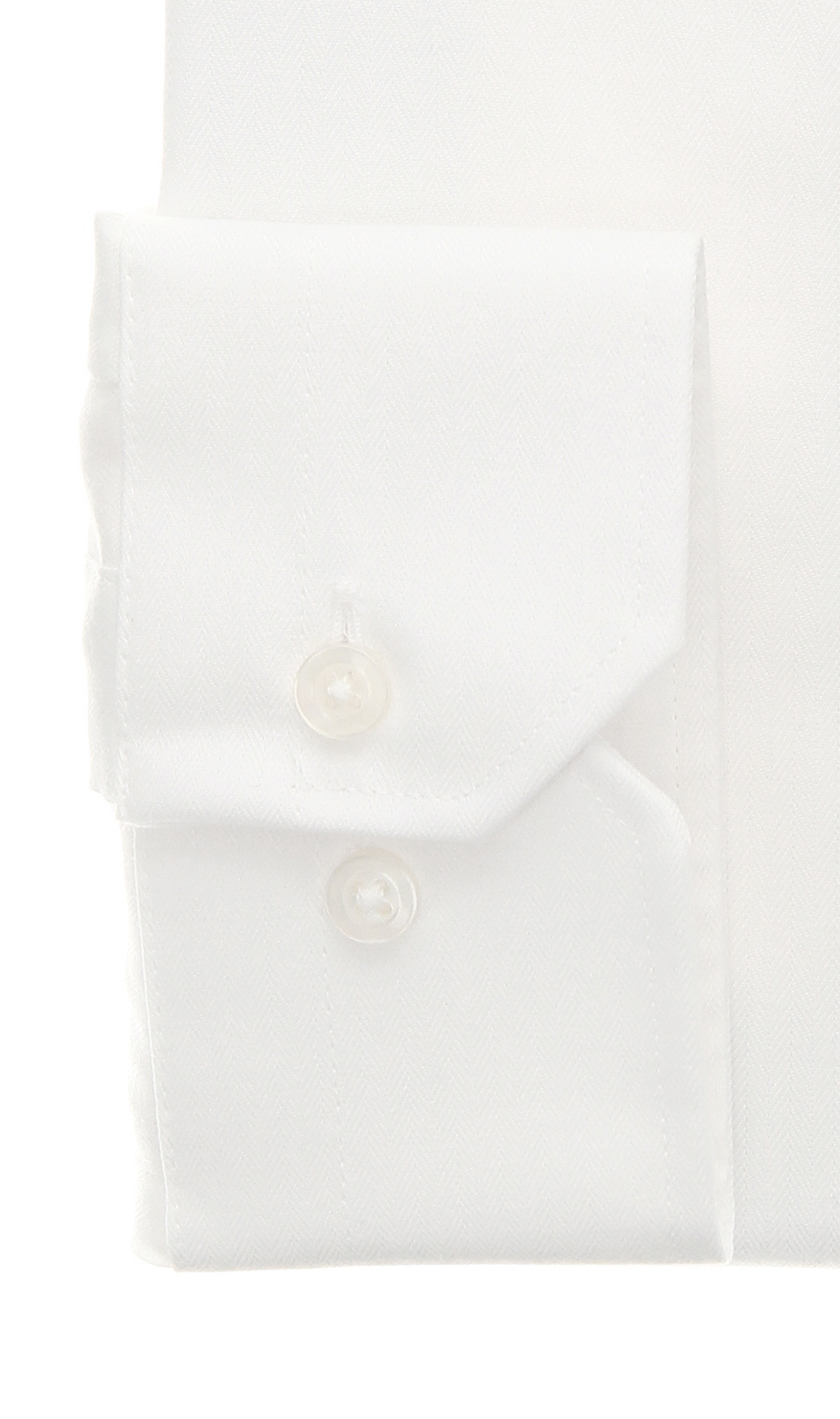 ボタンダウンワイシャツ【COTTON100】 ホワイト 首周り:37cm,裄丈:78cm