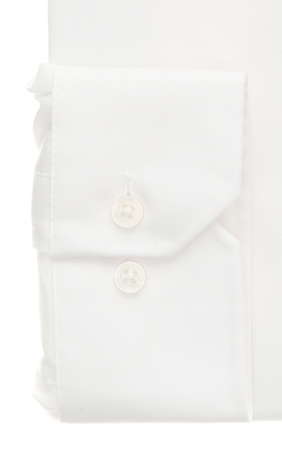 ワイドカラーワイシャツ【COTTON100】 ホワイト 首周り:37cm,裄丈:78cm