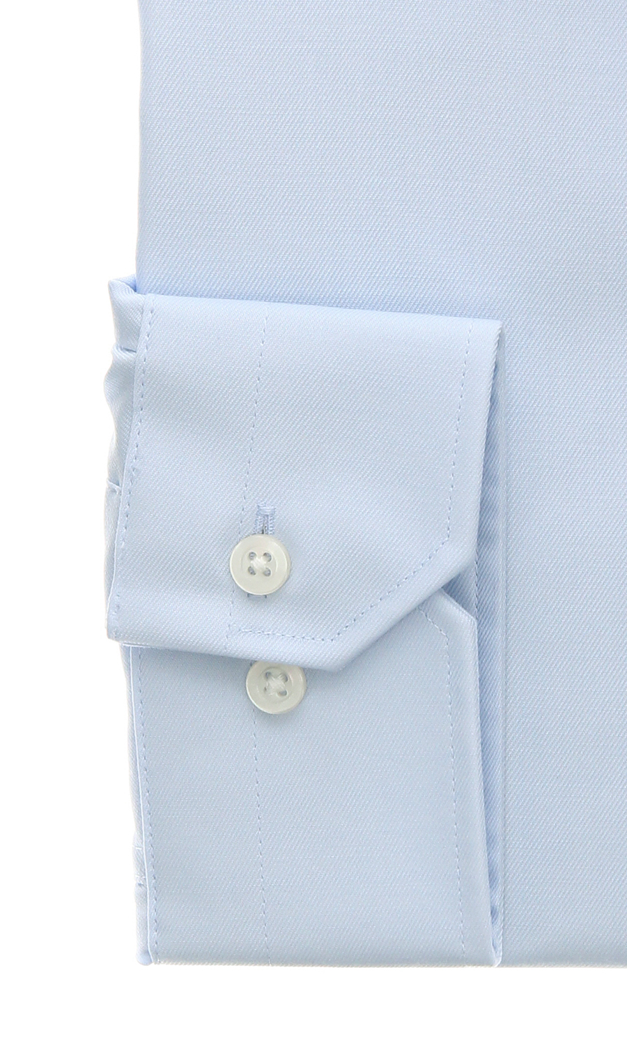 ワイドカラーワイシャツ【キング＆トール】【COTTON100】 ブルー 首周り:45cm,裄丈:84cm