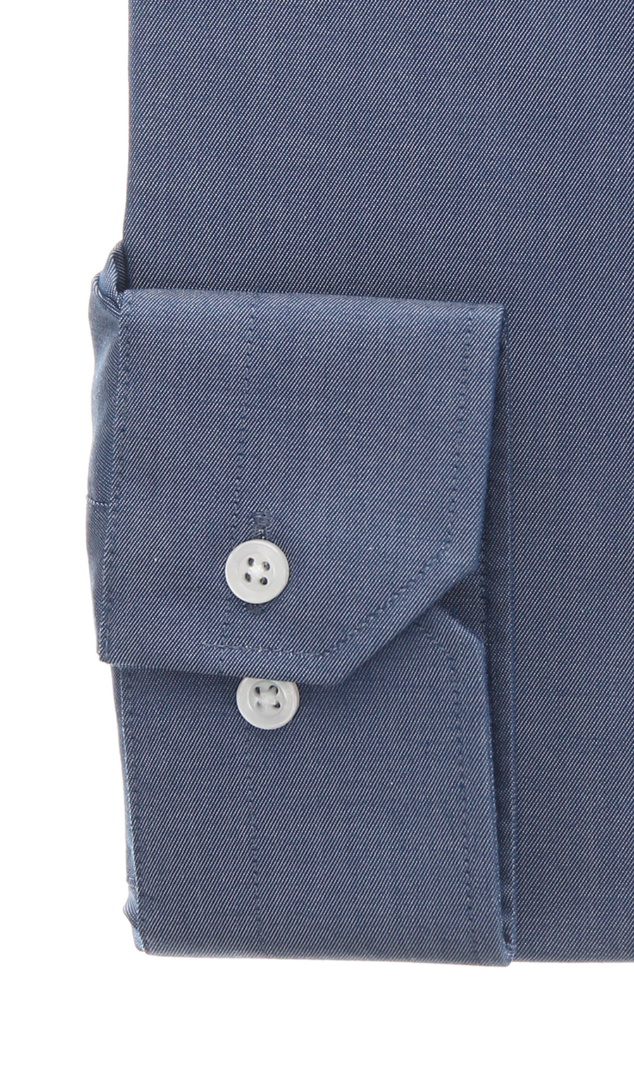 ワイドカラーワイシャツ【COTTON100】 ネイビー 首周り:43cm,裄丈:86cm