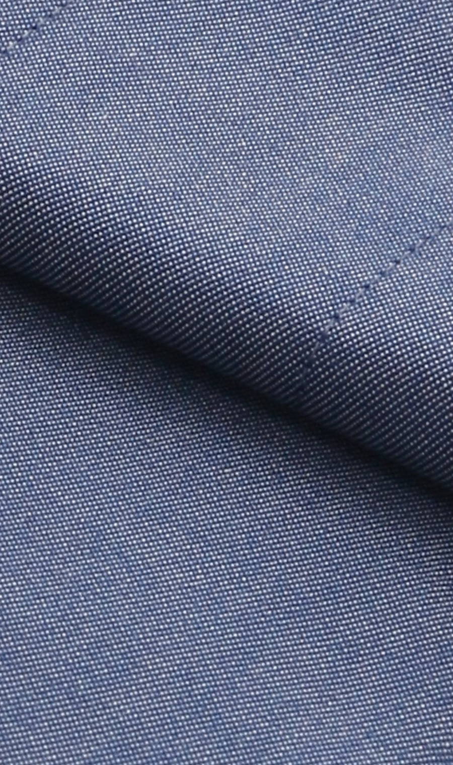 ワイドカラーワイシャツ【COTTON100】 ネイビー 首周り:43cm,裄丈:86cm