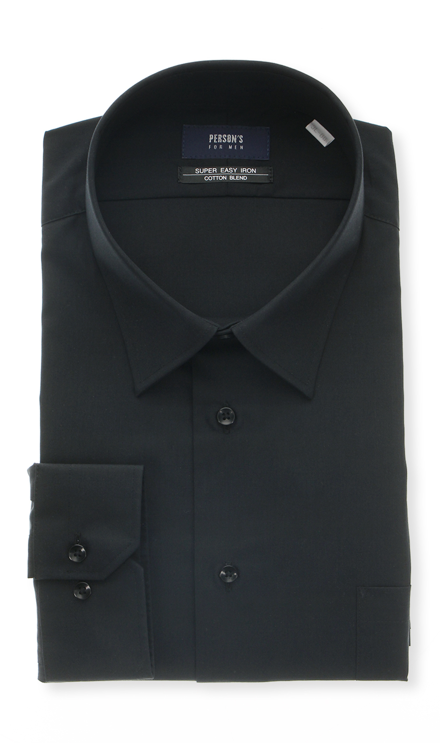 レギュラーカラースタイリッシュワイシャツ【キング】【セレモニー】 ネイビー 首周り:45cm,裄丈:88cm