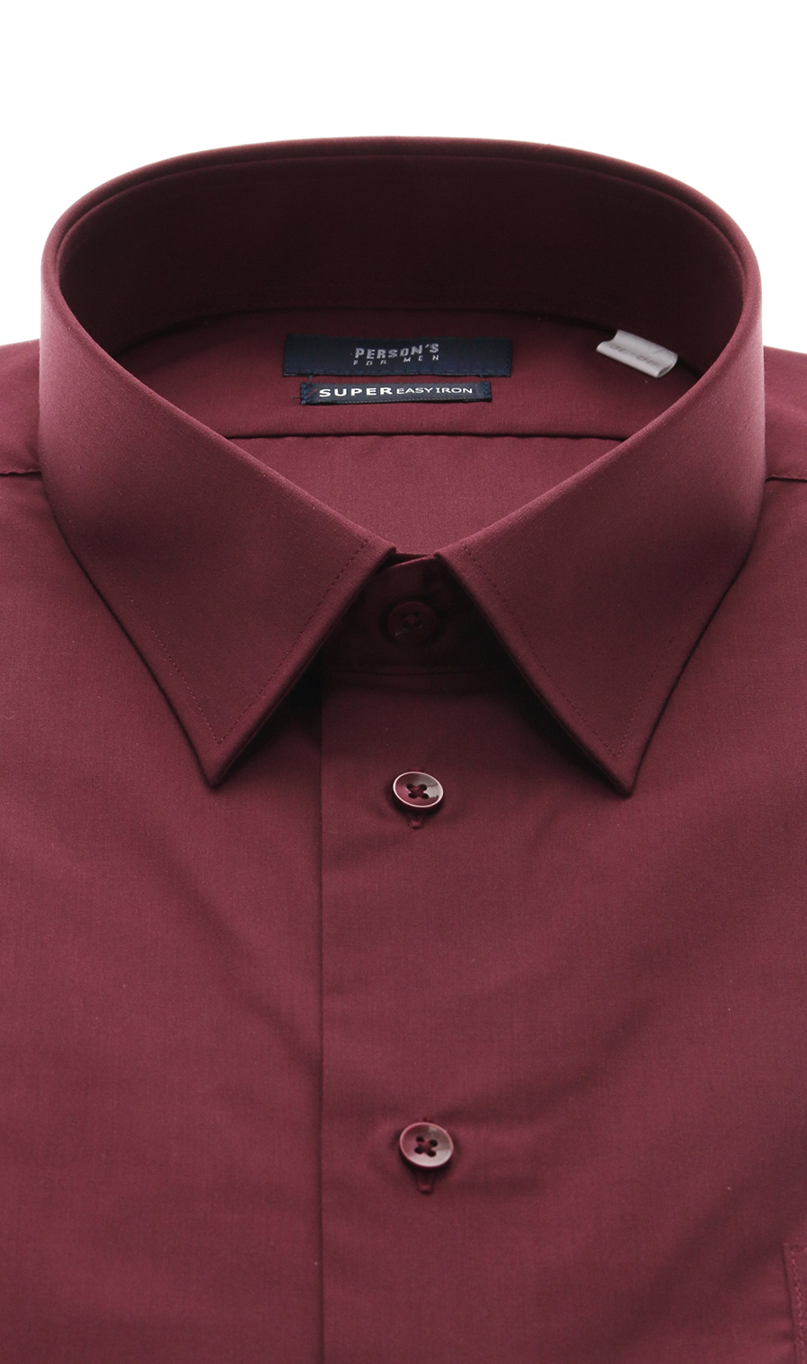 レギュラーカラースタイリッシュワイシャツ【キング】【セレモニー】 ワイン 首周り:45cm,裄丈:88cm