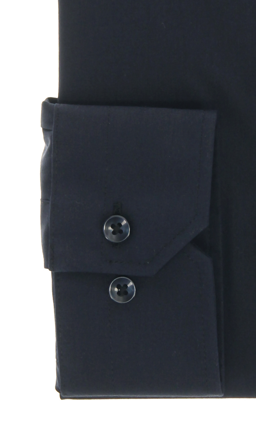 レギュラーカラースタイリッシュワイシャツ【セレモニー】 ネイビー 首周り:37cm,裄丈:82cm