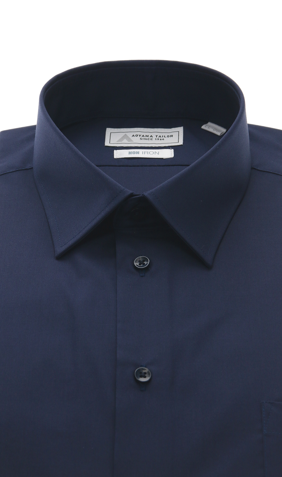 レギュラーカラーワイシャツ【セレモニー】【NON IRON】【OEKO-TEX】 ネイビー 首周り:39cm,裄丈:84cm