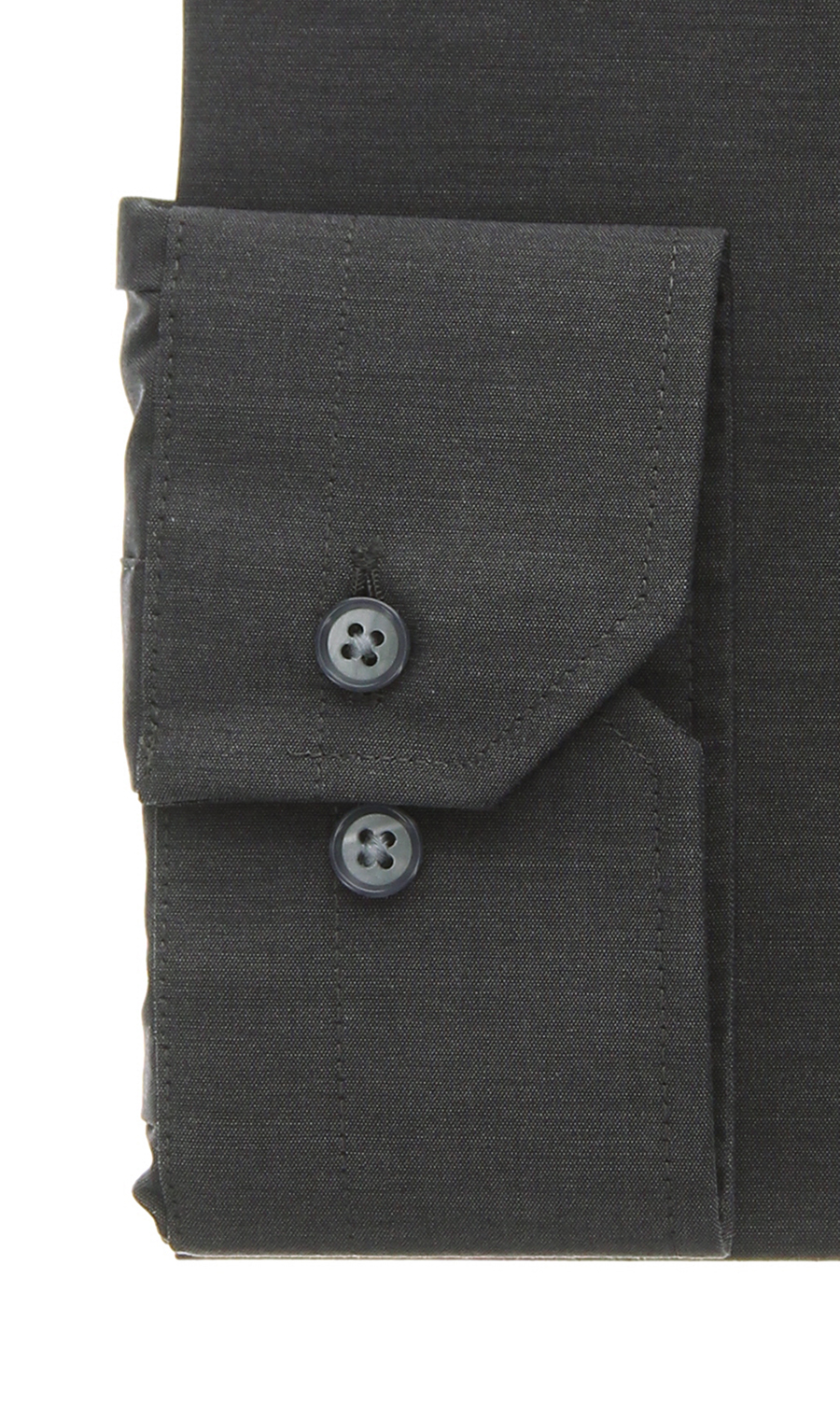 レギュラーカラーワイシャツ【セレモニー】【NON IRON】【OEKO-TEX】 チャコール 首周り:41cm,裄丈:86cm