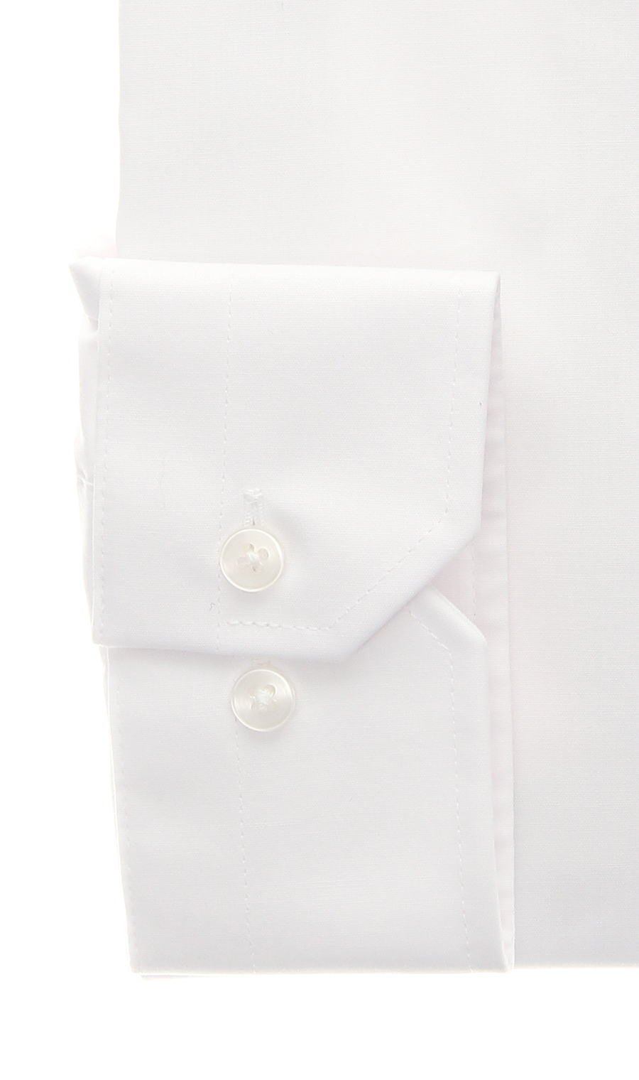 ワイドカラーワイシャツ【白無地】 ホワイト 首周り:37cm,裄丈:78cm