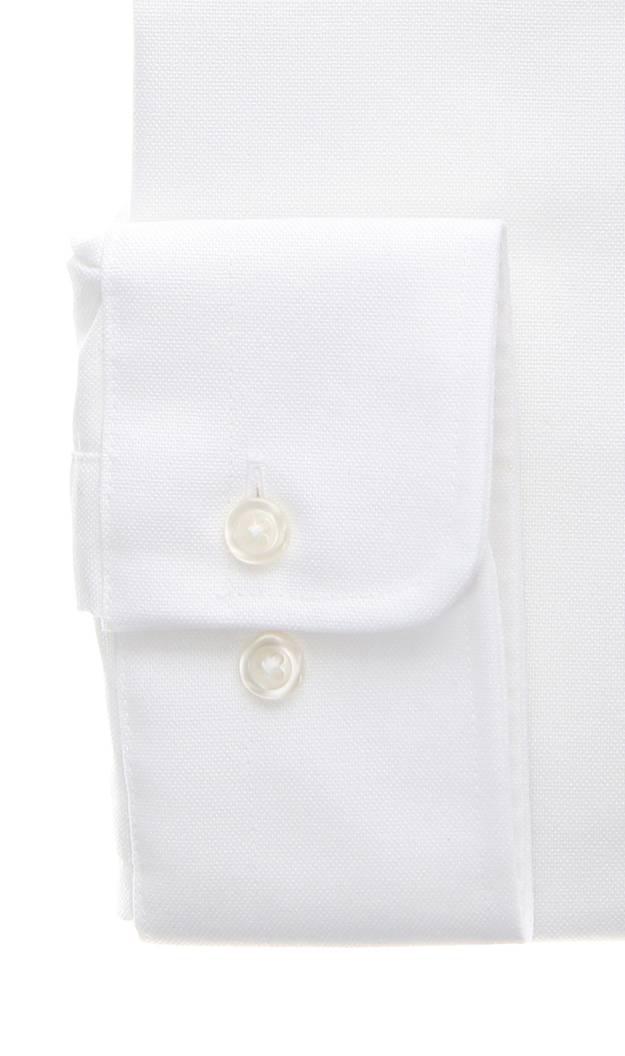 ボタンダウンワイシャツ【NON IRON】【OEKO-TEX】 ホワイト 首周り:39cm,裄丈:80cm