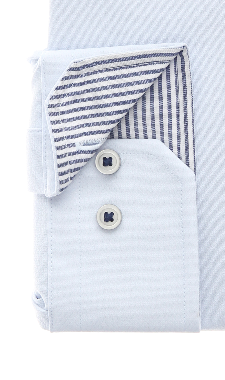 ワイドカラーワイシャツ【NON IRONTECH】【＃すごシャツ】 ブルー 首周り:43cm,裄丈:86cm