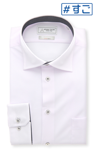ワイドカラーワイシャツ【NON IRONTECH】【＃すごシャツ】