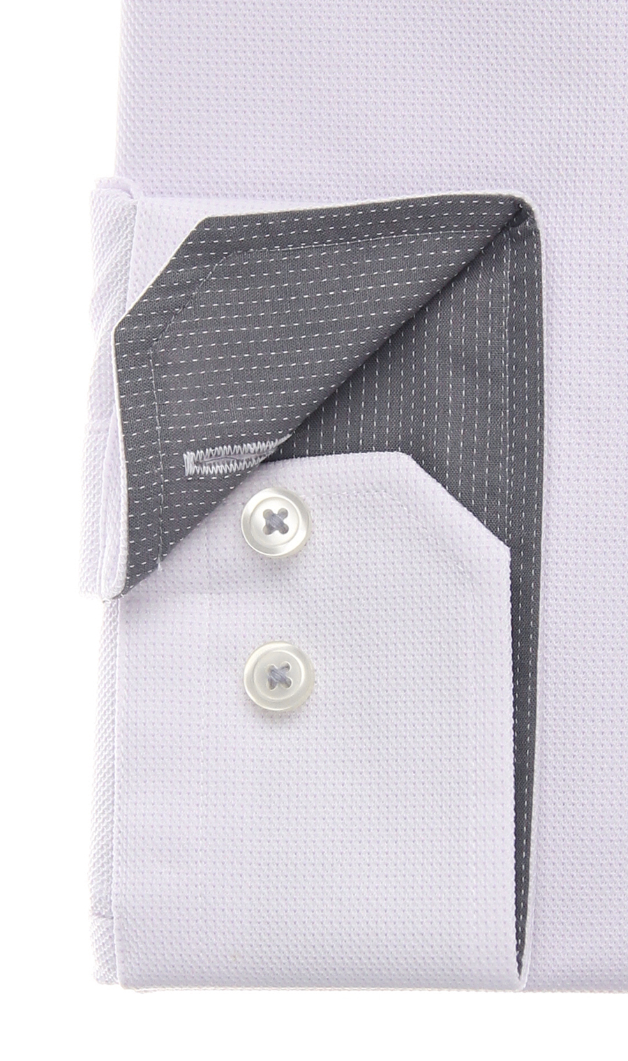 ボタンダウンワイシャツ【NON IRONTECH】【JAPAN FABRIC】【#すごシャツ】 パープル 首周り:37cm,裄丈:78cm