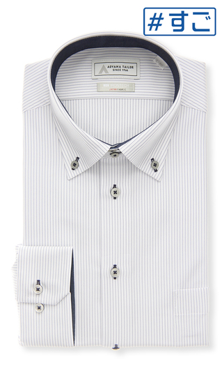 ボタンダウンワイシャツ【NON IRONTECH】【＃すごシャツ】