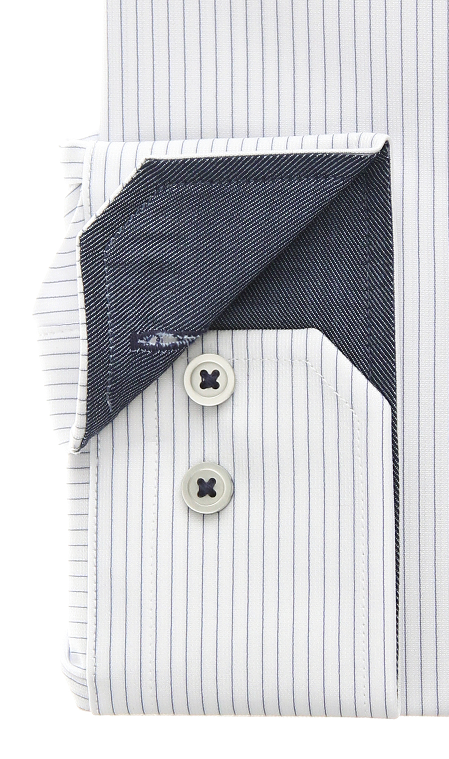 ボタンダウンワイシャツ【NON IRONTECH】【#すごシャツ】 ブルー 首周り:37cm,裄丈:78cm