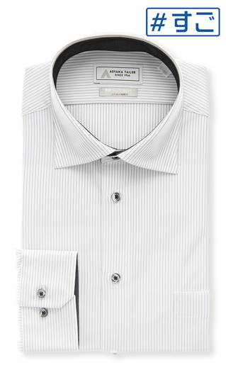 ワイドカラーワイシャツ【NON IRONTECH】【＃すごシャツ】
