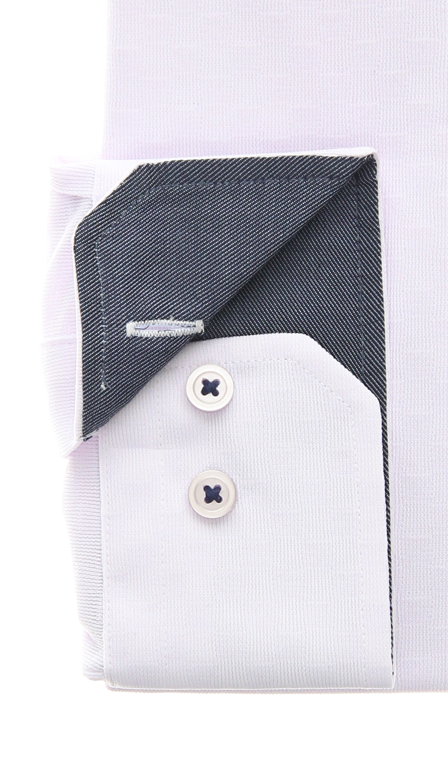 ボタンダウンワイシャツ【NON IRONTECH】【＃すごシャツ】 パープル 首周り:39cm,裄丈:86cm