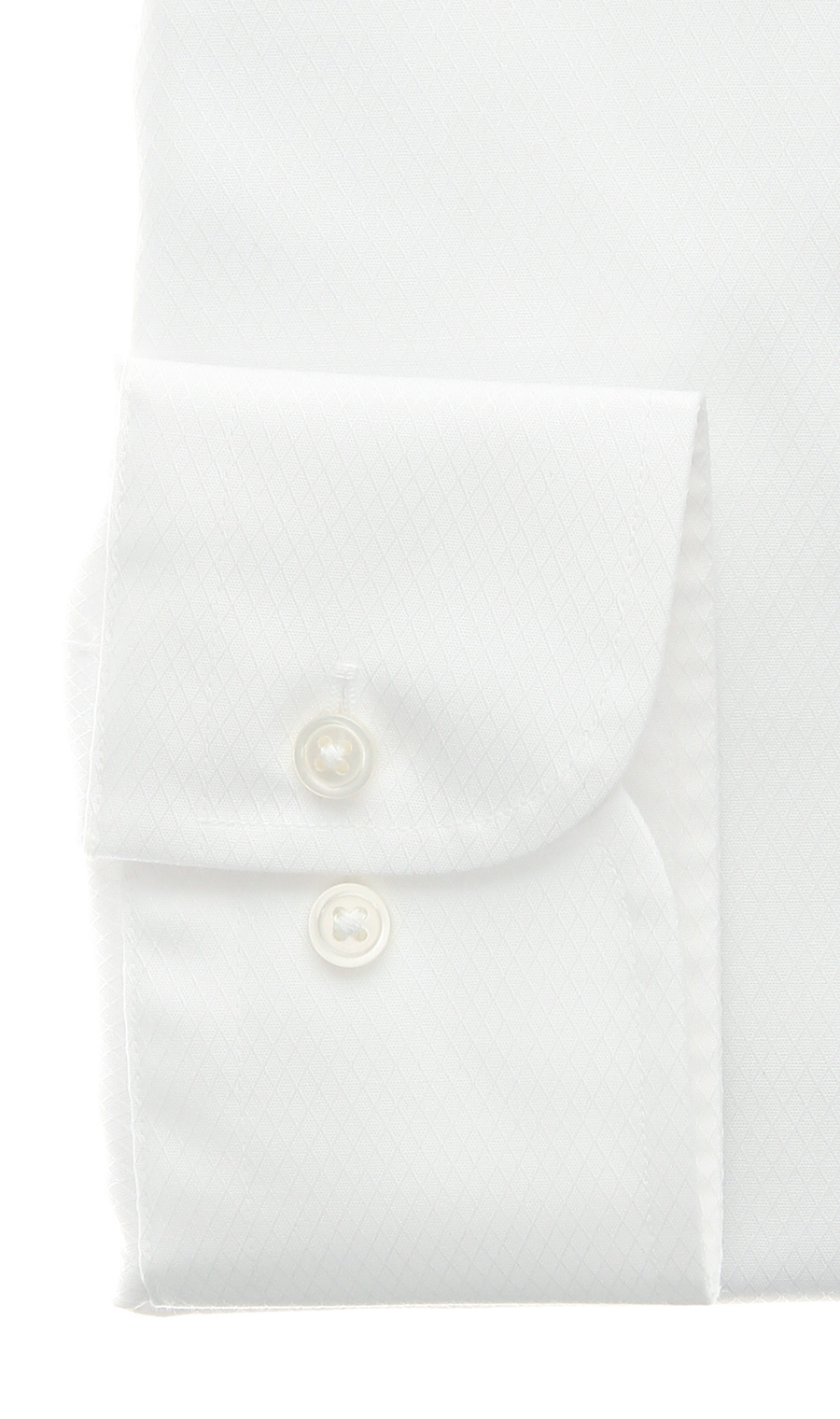 ワイドカラーワイシャツ【NON IRONTECH】【Non iron Cotton 100】 ホワイト 首周り:41cm,裄丈:86cm