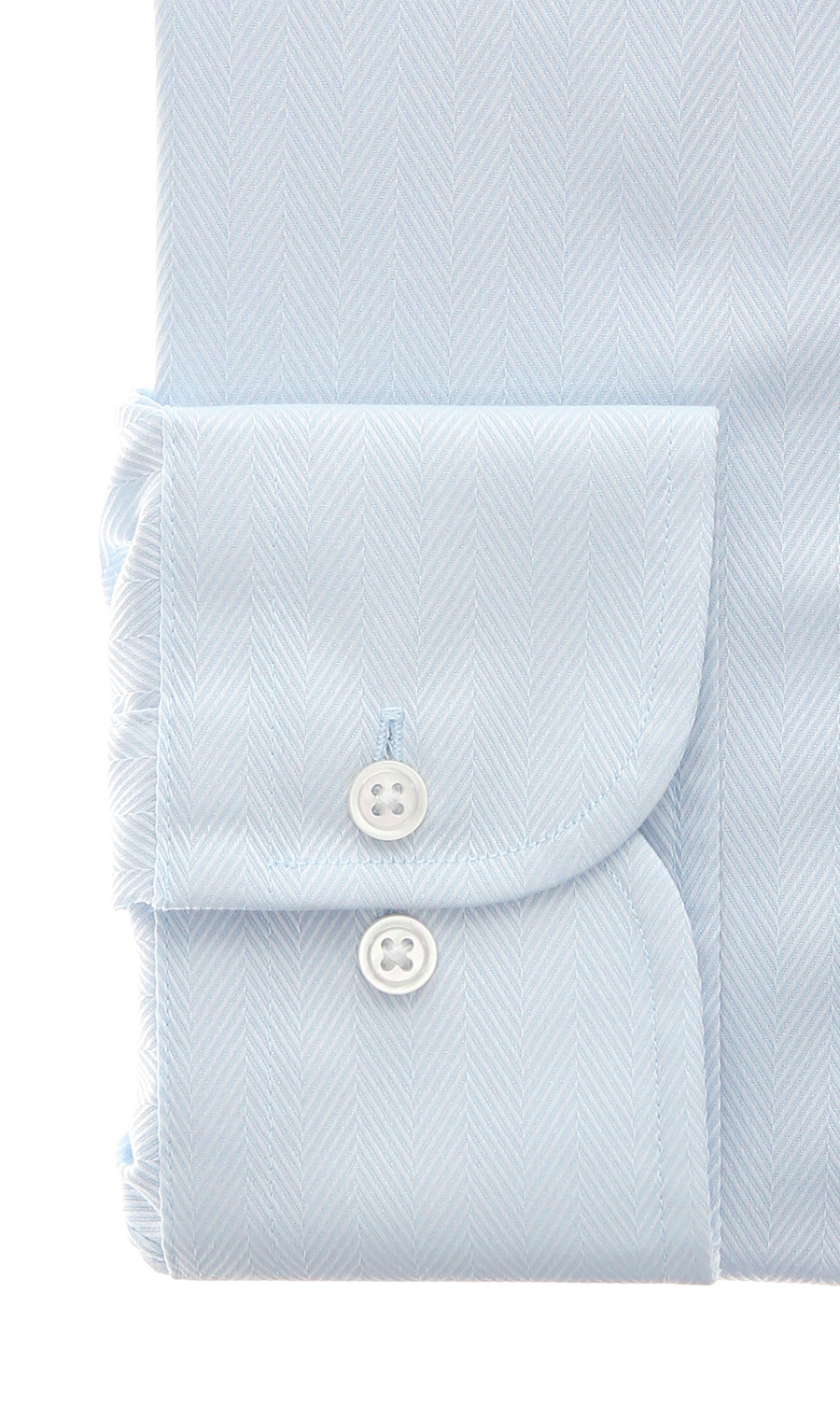 ワイドカラーワイシャツ【NON IRONTECH】【Non iron Cotton 100】 ブルー 首周り:41cm,裄丈:86cm