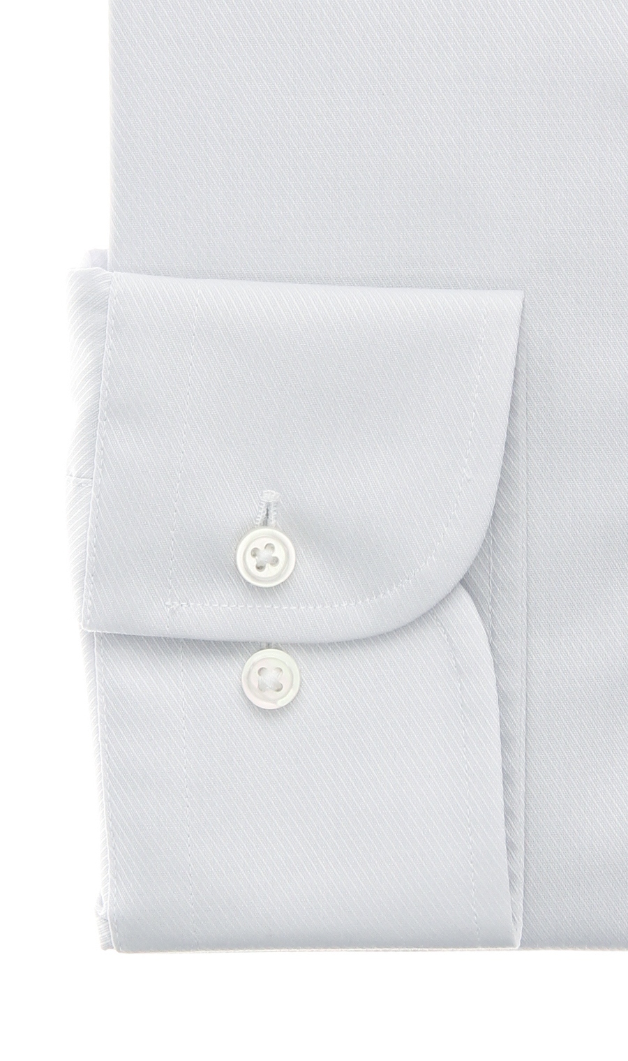 ワイドカラーワイシャツ【NON IRONTECH】【Non iron Cotton 100】 ライトグレー 首周り:41cm,裄丈:86cm