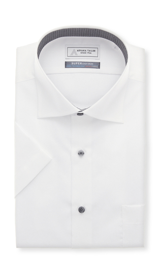 ワイドカラーワイシャツ【キング】【半袖】【涼】