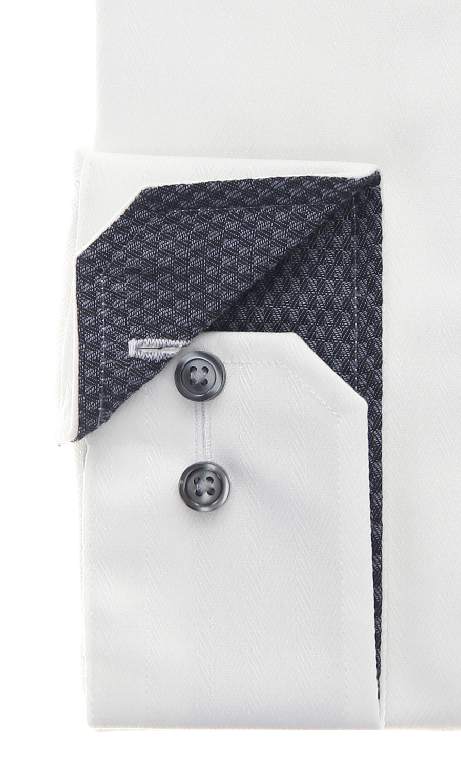 ボタンダウンワイシャツ【NON IRON】【JAPAN FABRIC】 ホワイト 首周り:37cm,裄丈:78cm