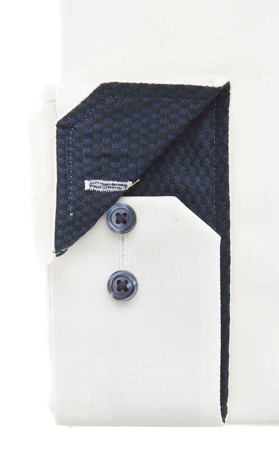 ボタンダウンワイシャツ【NON IRON】【JAPAN FABRIC】 ホワイト 首周り:43cm,裄丈:86cm