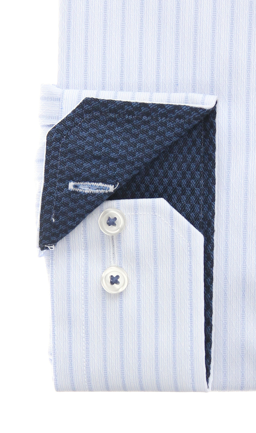 ボタンダウンワイシャツ【NON IRON】【JAPAN FABRIC】 ブルー 首周り:41cm,裄丈:82cm