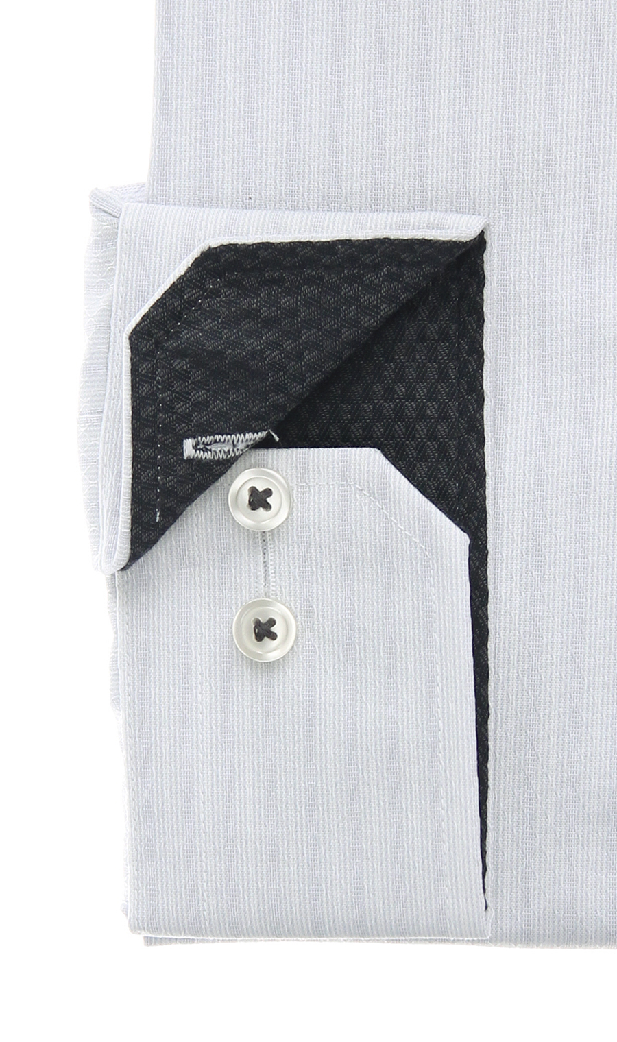 ボタンダウンワイシャツ【NON IRON】【JAPAN FABRIC】 グレー 首周り:37cm,裄丈:78cm