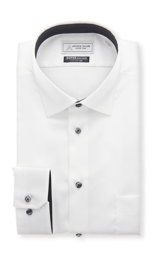 ワイドカラーワイシャツ【COTTON100】