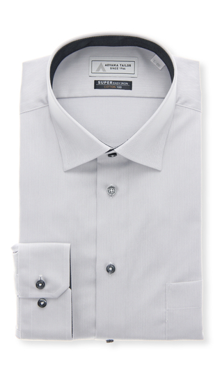 ワイドカラーワイシャツ【COTTON100】