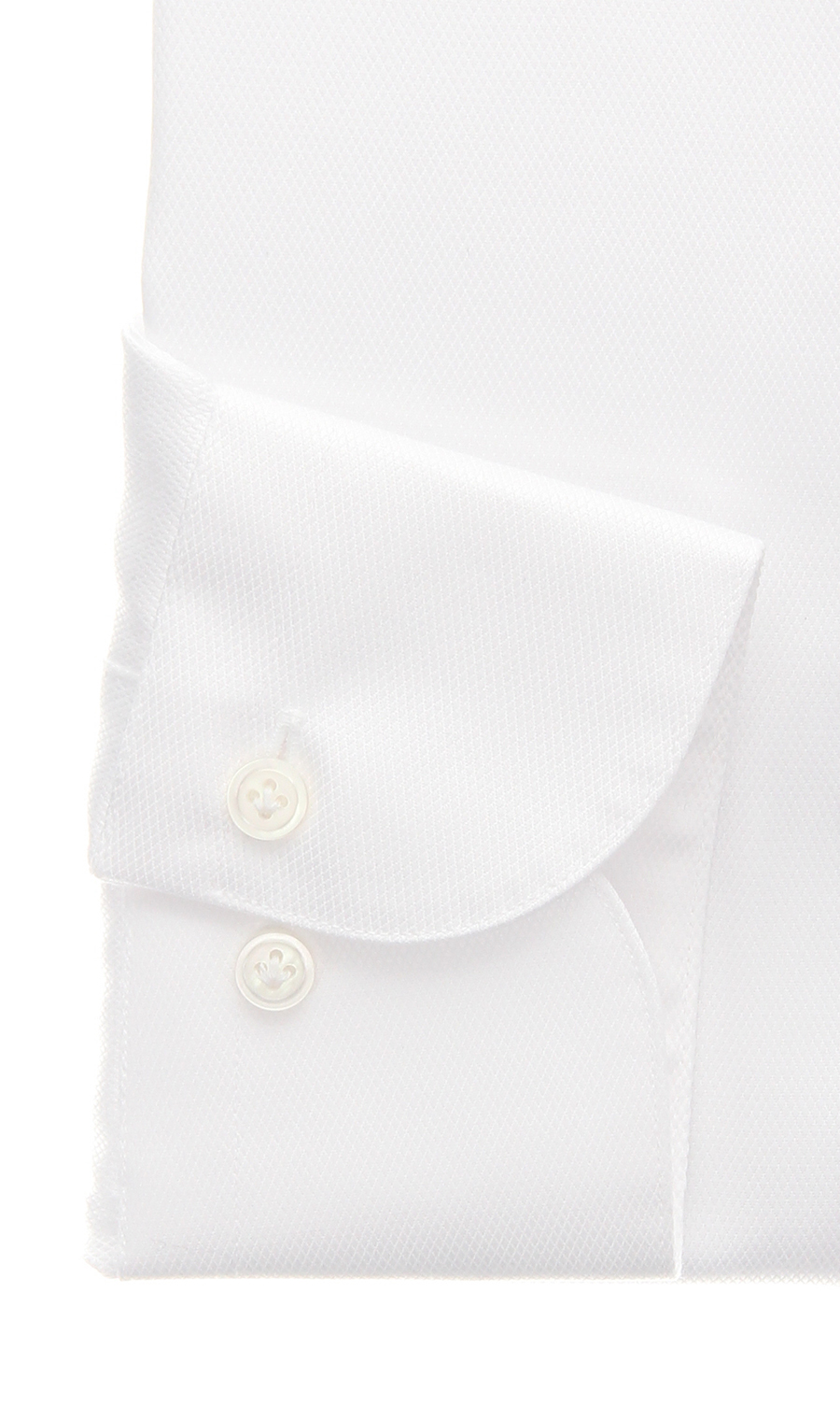 ワイドカラースタイリッシュワイシャツ【Premium model】 ホワイト 首周り:37cm,裄丈:82cm