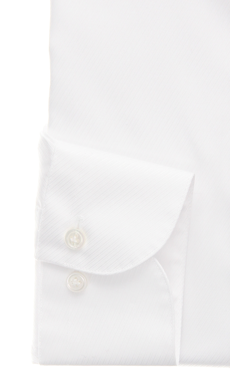 ワイドカラースタイリッシュワイシャツ【Premium model】 ホワイト 首周り:37cm,裄丈:82cm