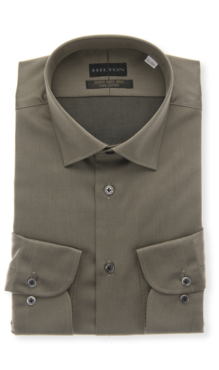 wide collar stylish dress shirt
