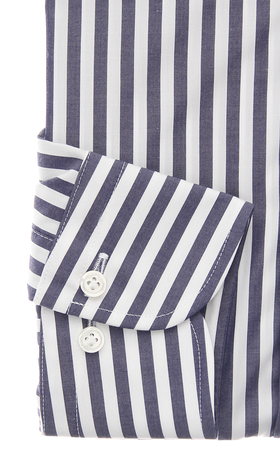 ワイドカラースタイリッシュワイシャツ ネイビー 首周り:37cm,裄丈:82cm