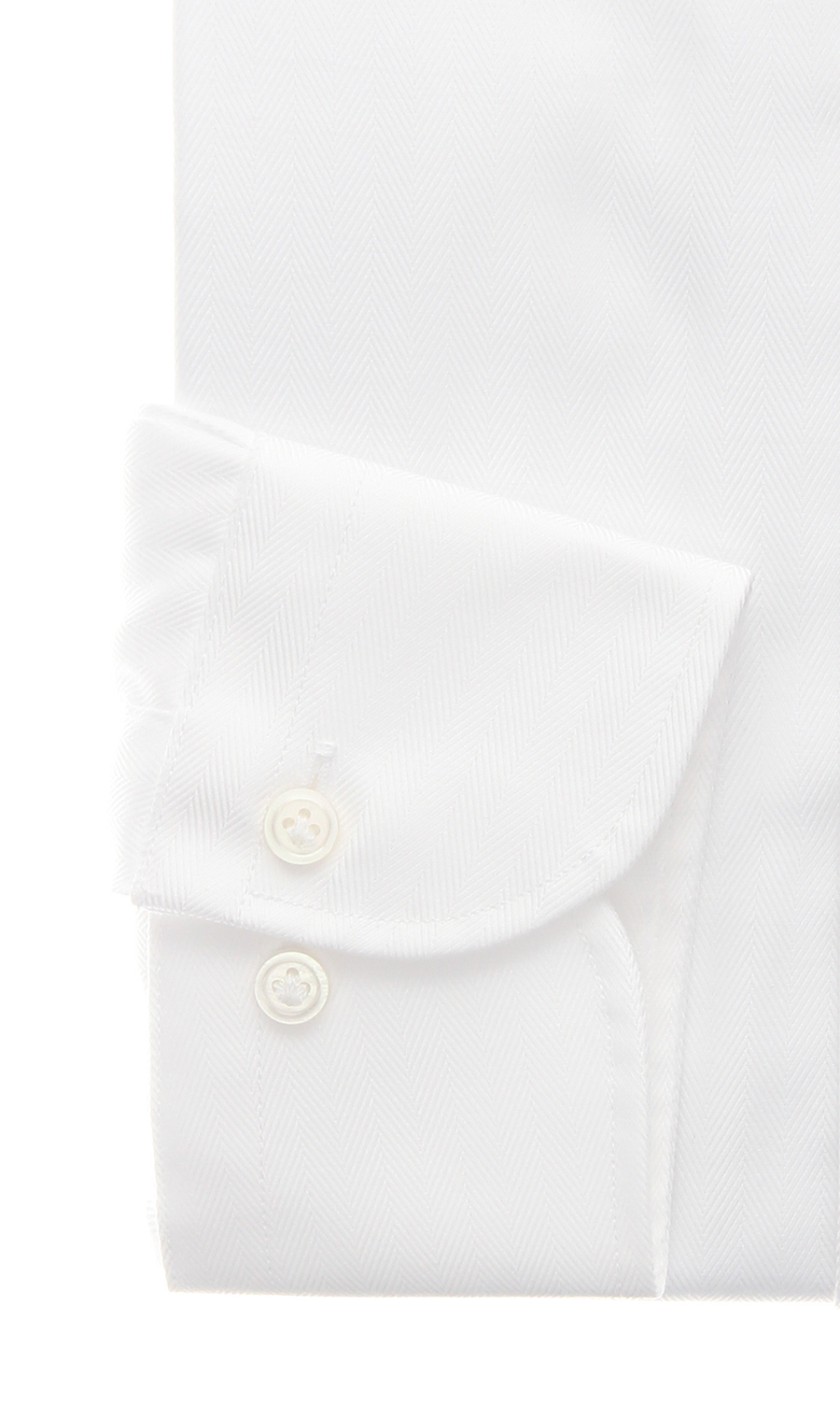 ワイドカラースタイリッシュワイシャツ ホワイト 首周り:37cm,裄丈:82cm