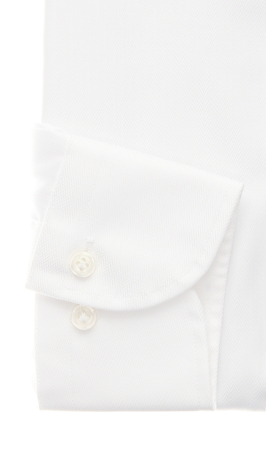 ワイドカラースタイリッシュワイシャツ ホワイト 首周り:37cm,裄丈:82cm