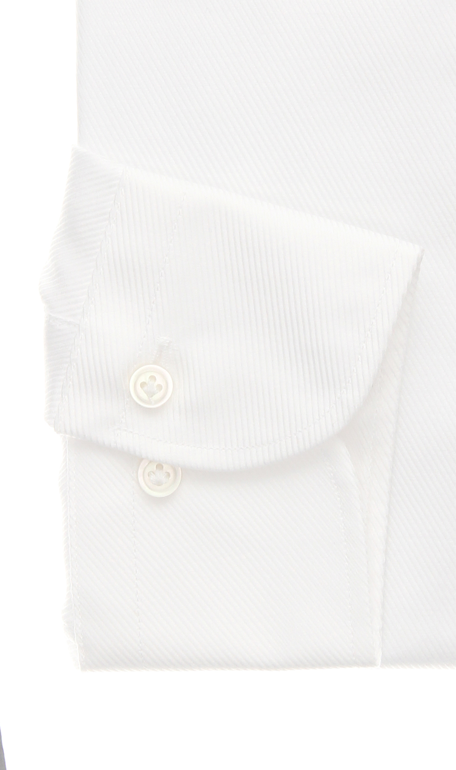 レギュラーカラースタイリッシュワイシャツ ホワイト 首周り:37cm,裄丈:82cm