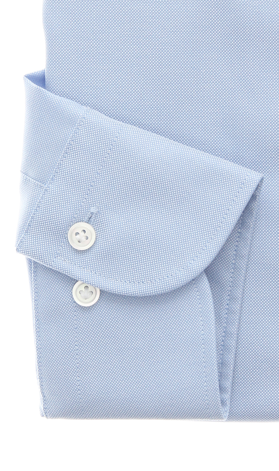 ボタンダウンスタイリッシュワイシャツ ブルー 首周り:37cm,裄丈:82cm