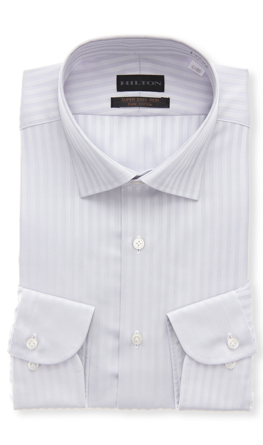 ワイドカラースタイリッシュワイシャツ グレー 首周り:37cm,裄丈:82cm