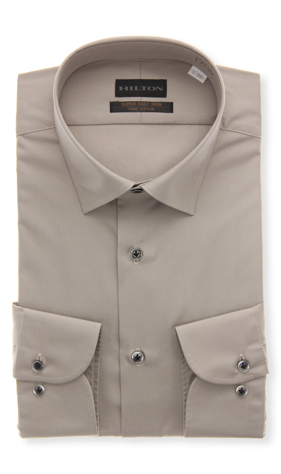 ワイドカラースタイリッシュワイシャツ ベージュ 首周り:37cm,裄丈:82cm