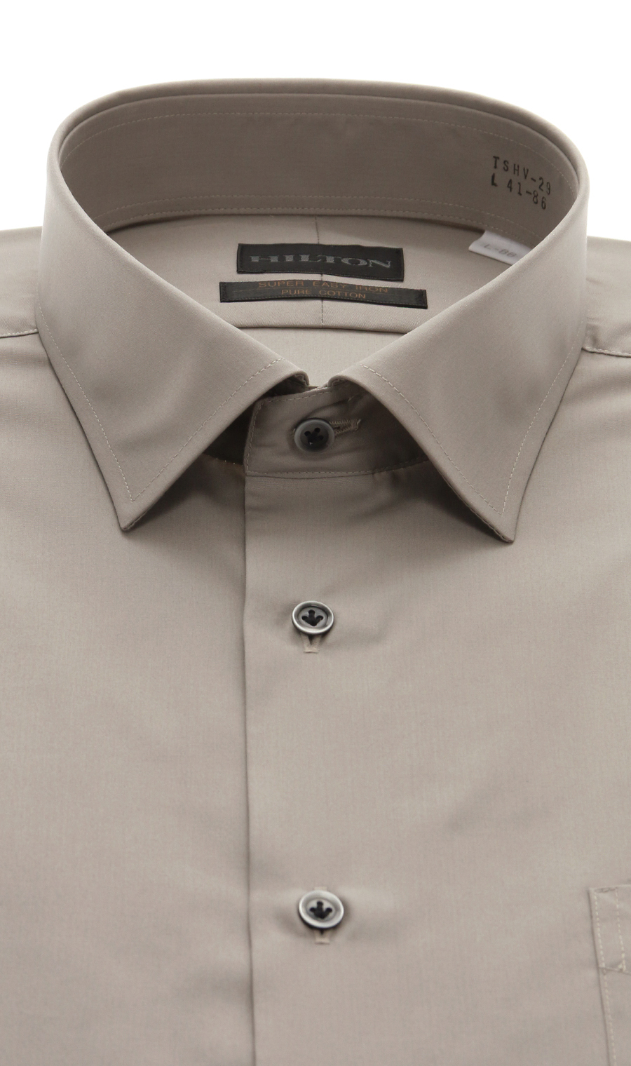 ワイドカラースタイリッシュワイシャツ ベージュ 首周り:37cm,裄丈:82cm