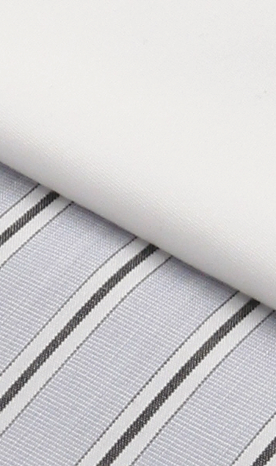 クレリックスタイリッシュワイシャツ グレー 首周り:37cm,裄丈:82cm