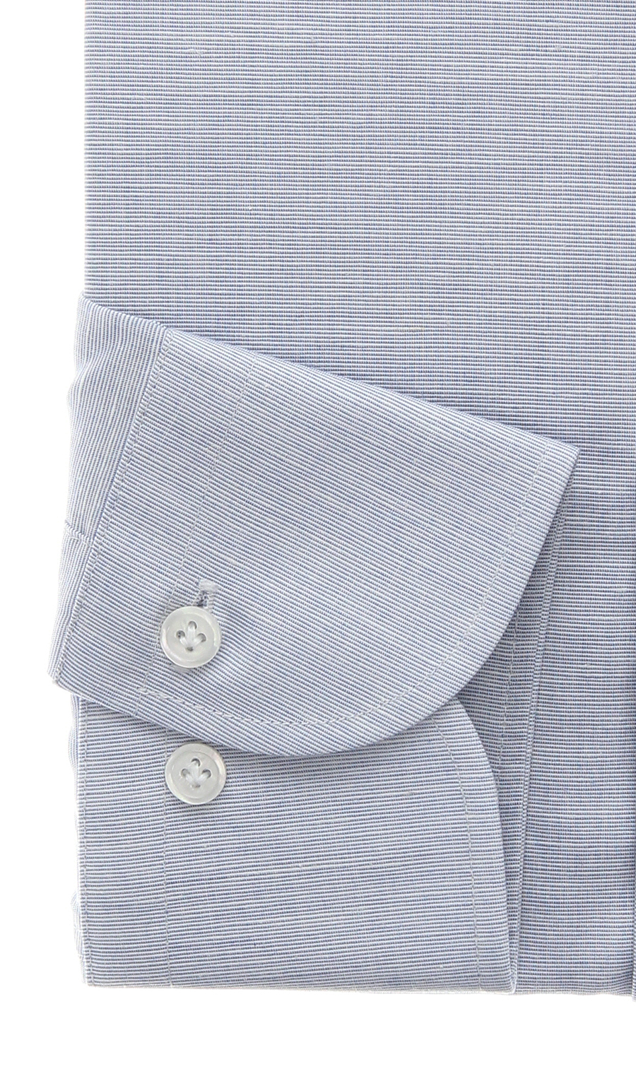 ワイドカラーワイシャツ【涼】【LINEN BREND】 ブルー 首周り:37cm,裄丈:82cm