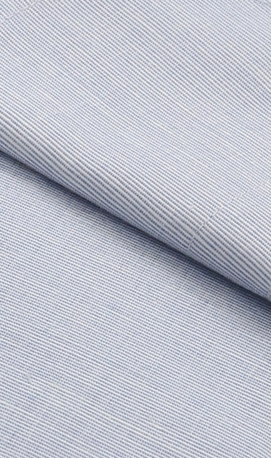 ワイドカラーワイシャツ【涼】【LINEN BREND】 ブルー 首周り:37cm,裄丈:82cm