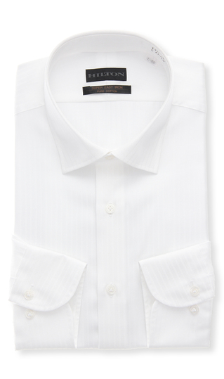 ワイドカラーワイシャツ【PURE COTTON】