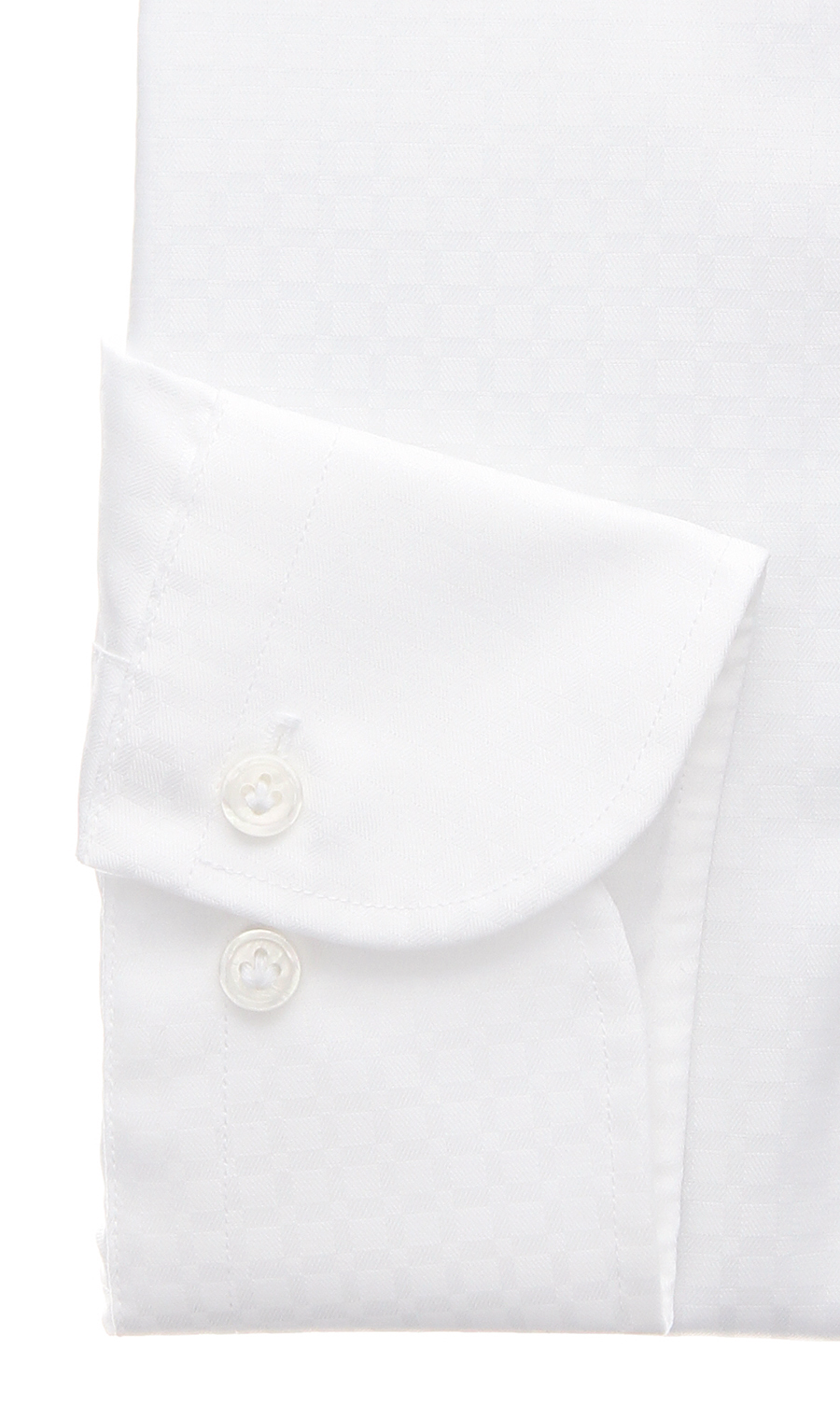 レギュラーカラーワイシャツ【PURE COTTON】 ホワイト 首周り:37cm,裄丈:82cm