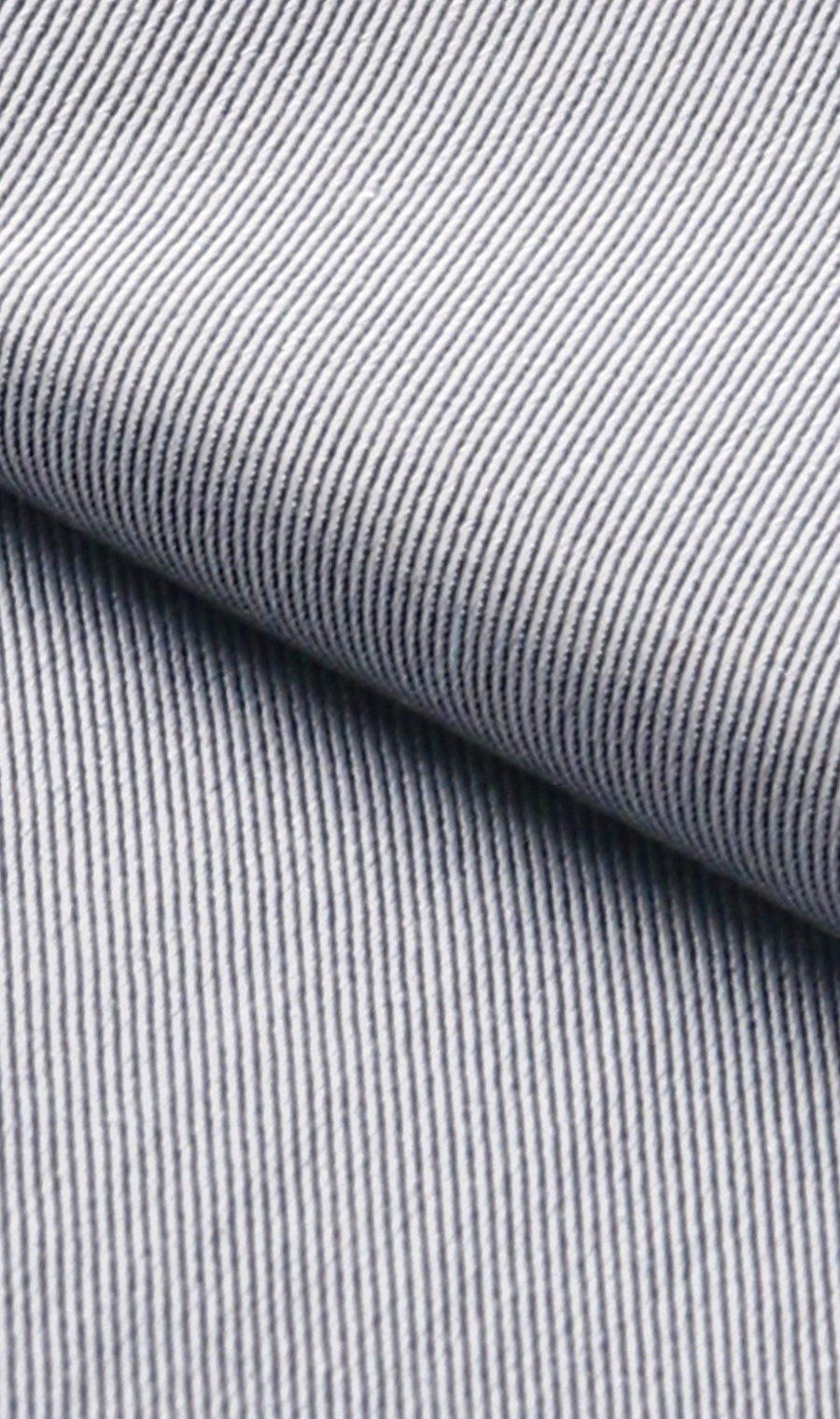 ワイドカラーワイシャツ【PURE COTTON】 グレー 首周り:37cm,裄丈:82cm