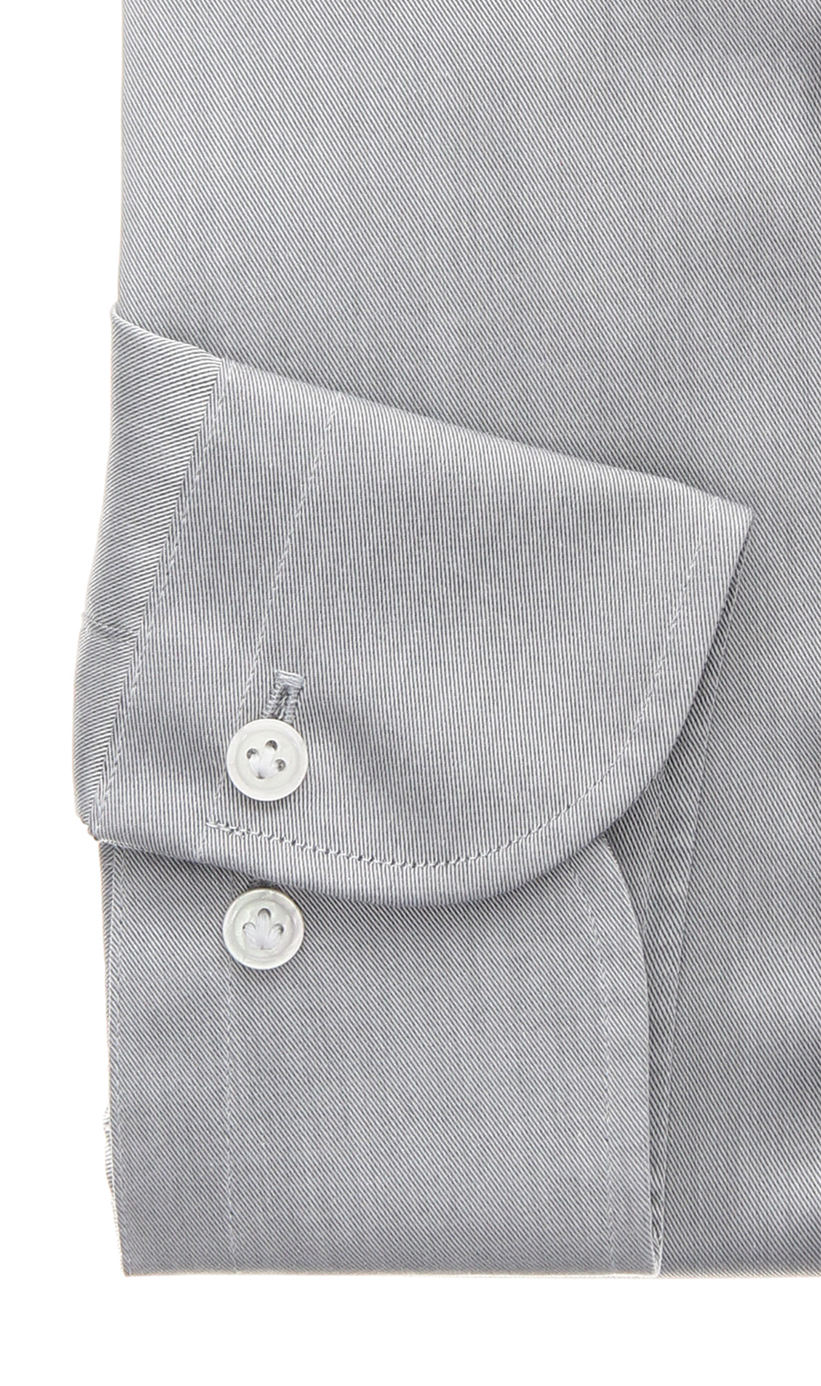 ワイドカラーワイシャツ【PURE COTTON】 グレー 首周り:37cm,裄丈:82cm